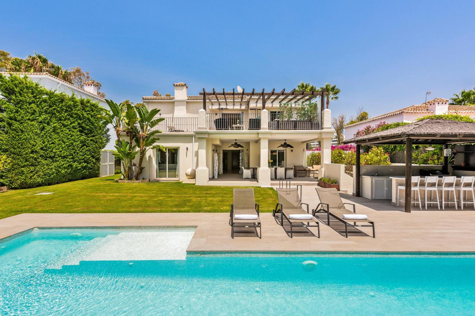 Villa New Zacaluca Pool Sauna & Gym - Happy Rentals Marbella Kültér fotó