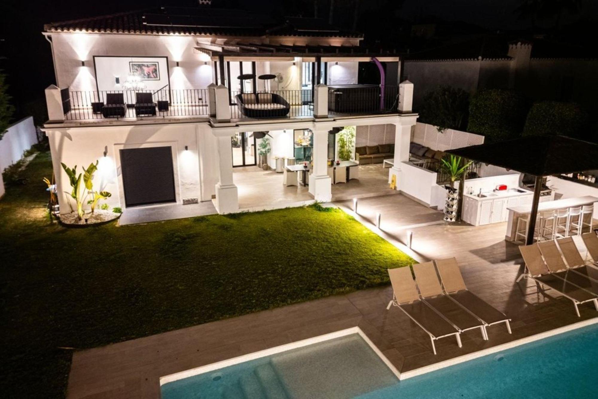 Villa New Zacaluca Pool Sauna & Gym - Happy Rentals Marbella Kültér fotó