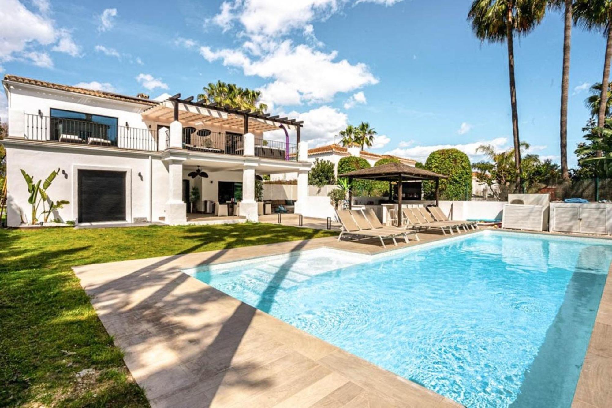 Villa New Zacaluca Pool Sauna & Gym - Happy Rentals Marbella Kültér fotó